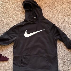 Nike Black and White Men's Hoodie